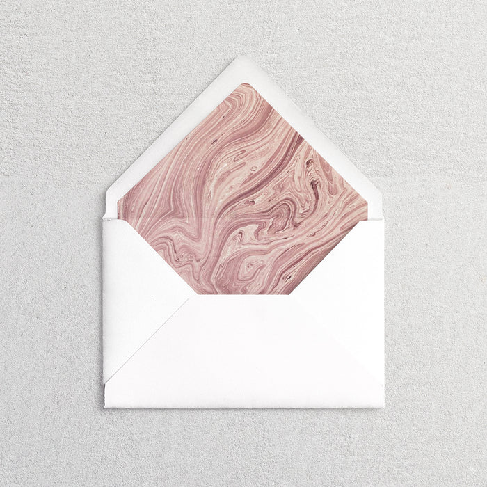 Marbled Paper Envelope Liners