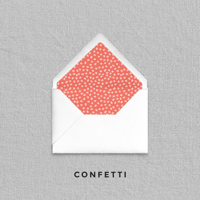 Confetti Envelope Liners