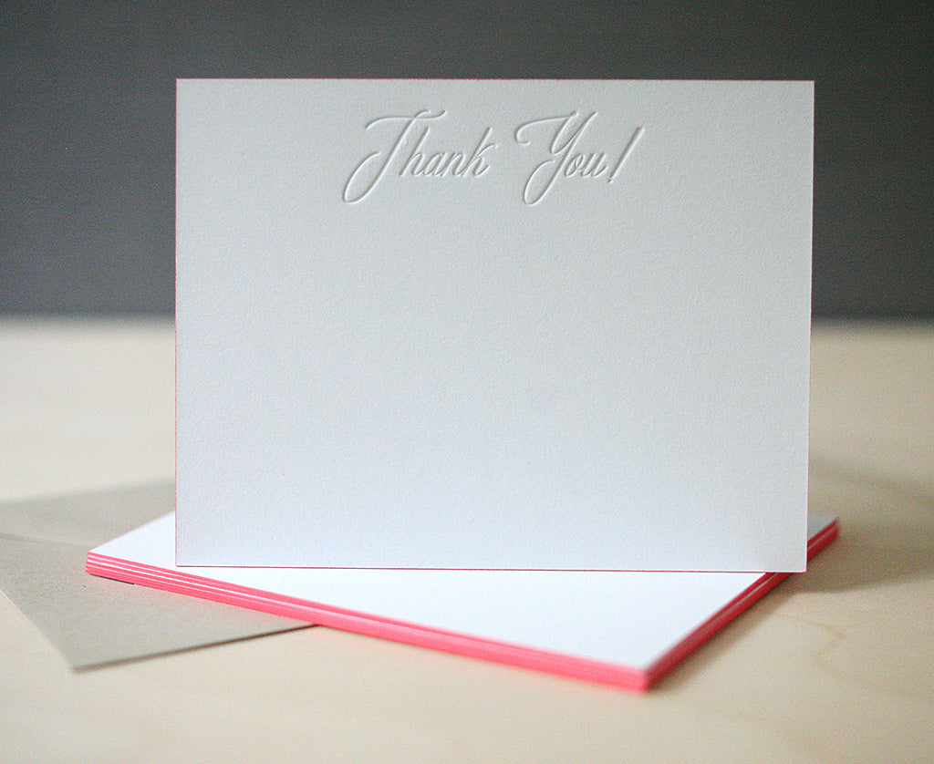 Thank You Note Tips & Etiquette