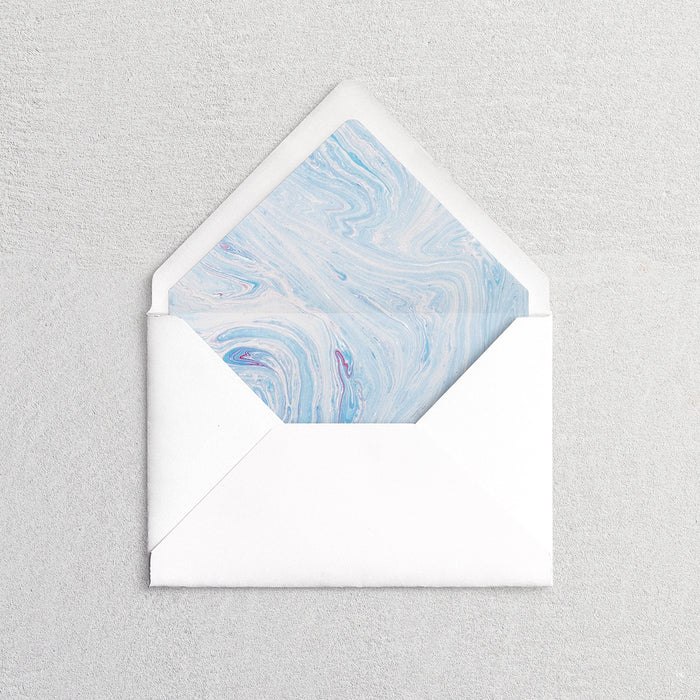 Laguna Invitation Envelope Liners — Nocturnal Press