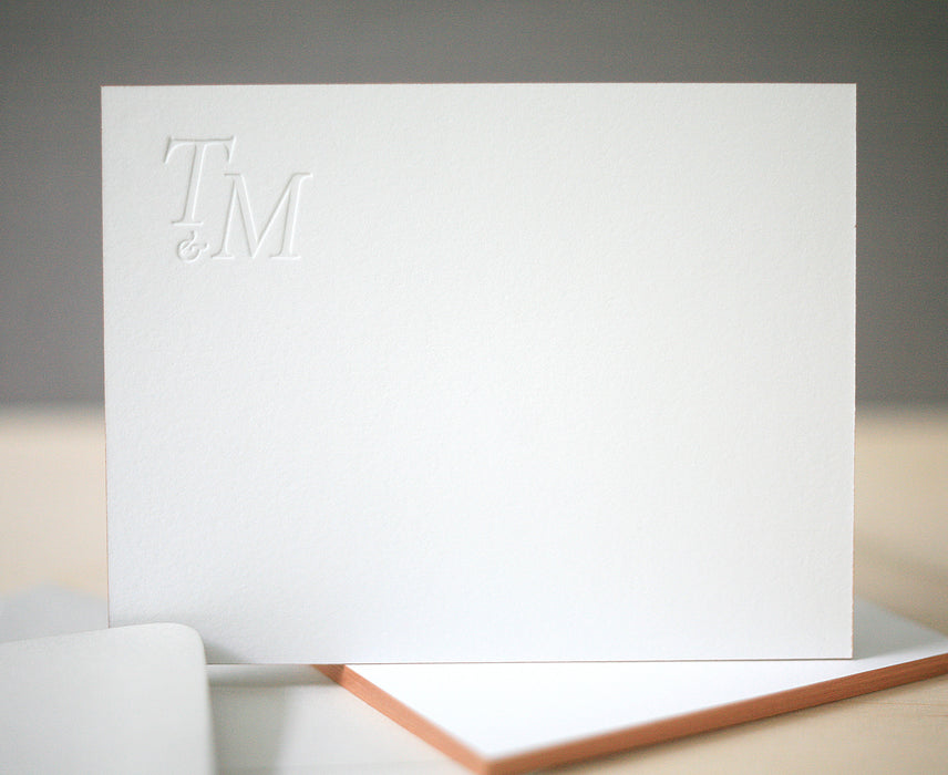 Modern Monogram Personalized Notes