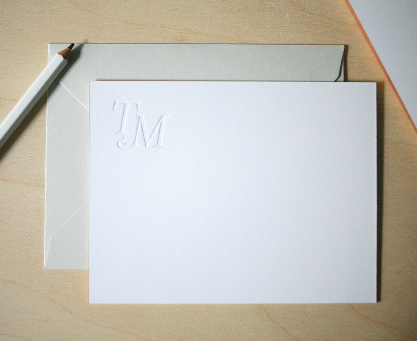 Modern Monogram Personalized Notes