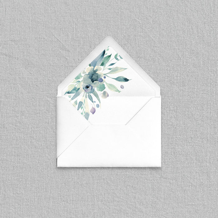 Mist Bouquet Envelope Liners