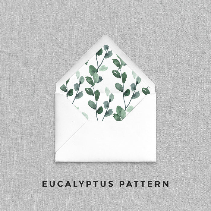 Eucalyptus Branch Envelope Liners